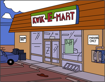 Kwik-E-Mart Help Center home page